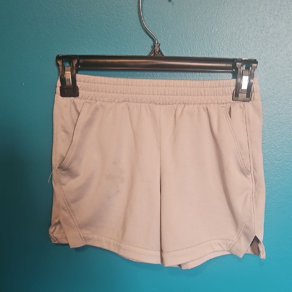 Athletic Works Light Beige Girls' Athletic Shorts
